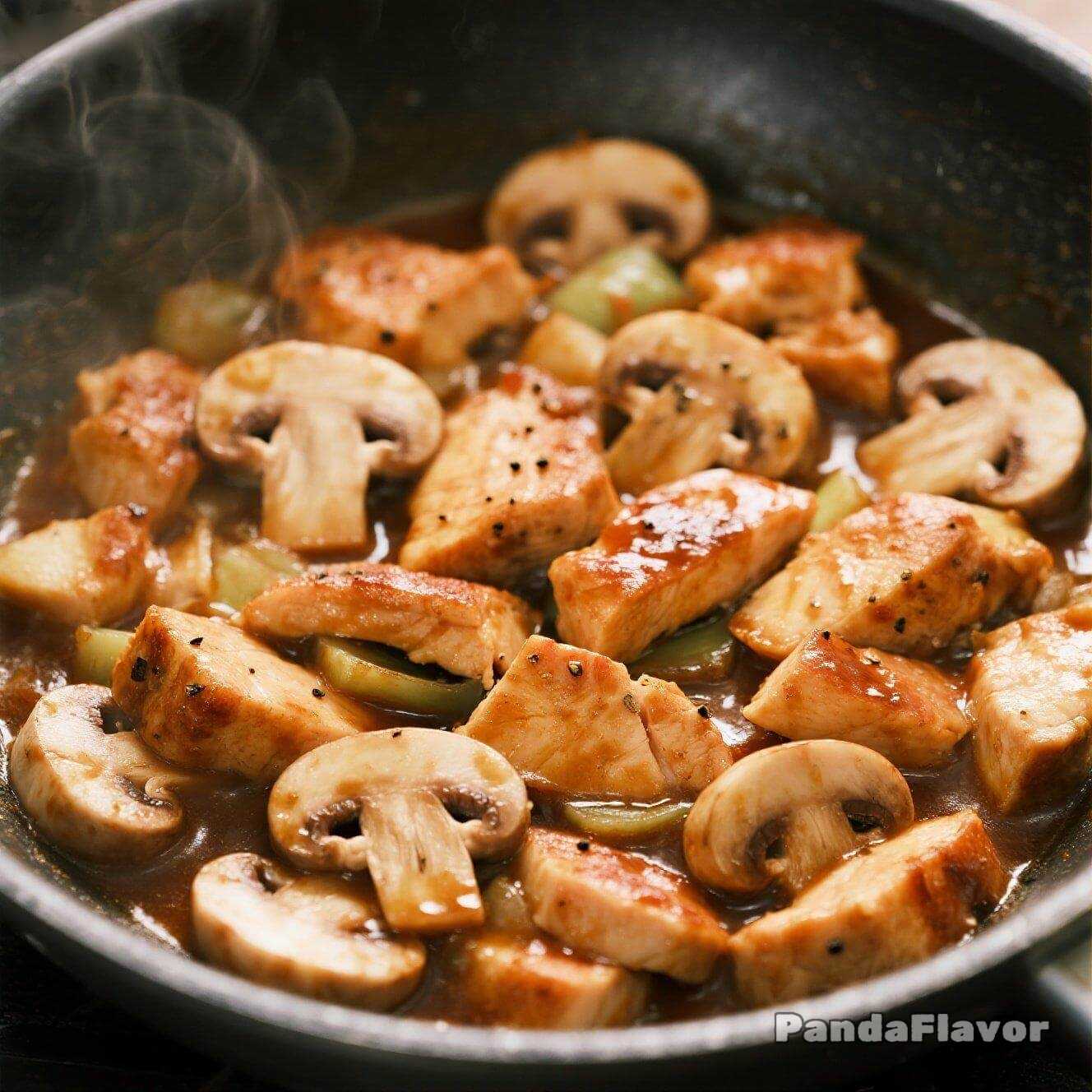 Chicken Breast with Button Mushrooms