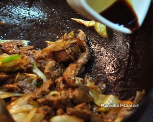 Stir-fried Lamb with Scallions
