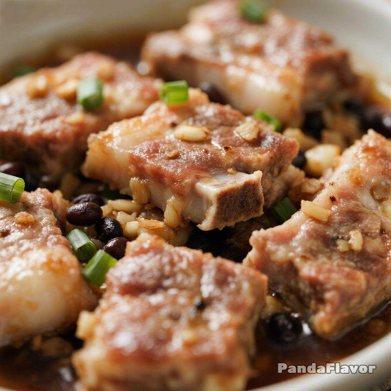 Steamed Pork Ribs with Black Bean Sauce