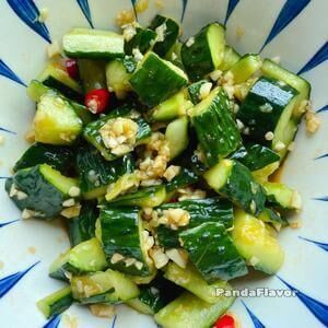 Smashed Cucumber Salad